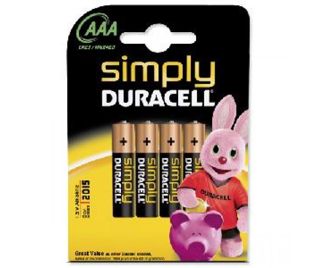Set 4 baterii r3 duracell simply