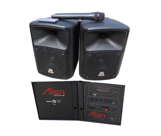 Set 2 boxe abs 6.5inch 1265 usb/sd/fm/bt alien