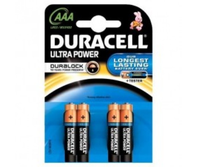 Set 4 baterii r3 duracell ultra power