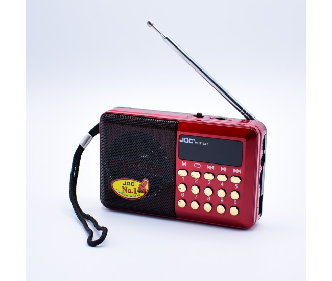 Radio portabil cu acumulator bl-5c,mp3,microsd/usb,fm,afisaj electronic, joc -h011ur