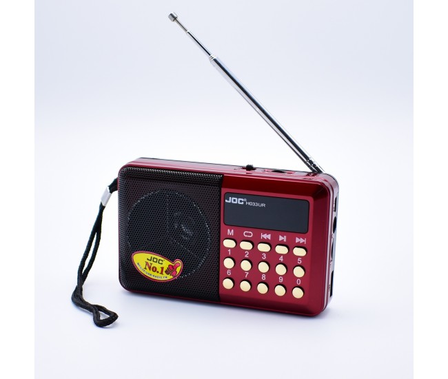 Radio portabil cu acumulator bl-5c,mp3,microsd/usb,fm,afisaj electronic, joc -h033ur