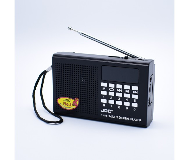 Radio portabil cu acumulator 3.7v-2000mah-18650,mp3,microsd/usb,fm,afisaj electronic, joc -kk9