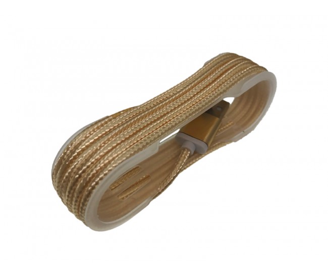 Cablu tip c textil gold