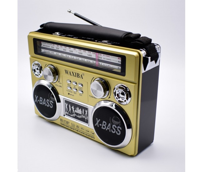 Radio portabil cu mp3,microsd/usb,fm,am,sw,bluetooth,lanterna,waxiba -xb-372bt