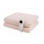 Patura zln-4113 crem cu incalzire electrica soft polar fleece, 150x80 cm, 60 w, temporizator 1-10 ore, zilan , crem