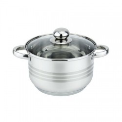 Oala cu capac floria zln-4052, inox, 22 x 14 cm, 4 l Oala cu capac floria zln-4052, inox, 22 x 14 cm, 4 l