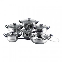 Set oale inox 12 piese zln-4038, potrivit pentru toate sursele de caldura, inclusiv inductie, floria  Set oale inox 12 piese zln-4038, potrivit pentru toate sursele de caldura, inclusiv inductie, floria