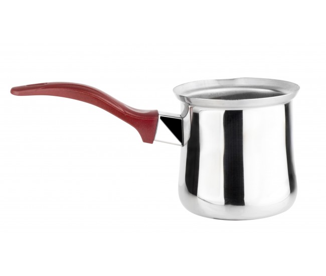 Ibric zilan zln-0667 inox cu mâner ebonită 650ml - cafea turcească premium