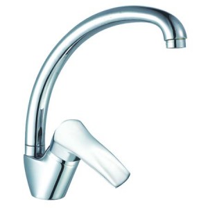 Baterie monocomanda lebada zinox zln-8549, cartus ceramic in doua trepte 40 mm, material alama, finisaj crom