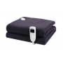 Patura zln-4113, bleumarin cu incalzire electrica soft polar fleece, negru 150x80 cm, 60 w, temporizator 1-10 ore, zilan 