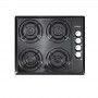 Plita incorporabila floria zln-1864 gpl si gaz natural, 4 ochiuri, duze de schimb incluse, aprindere electrica, negru 60x50x6cm