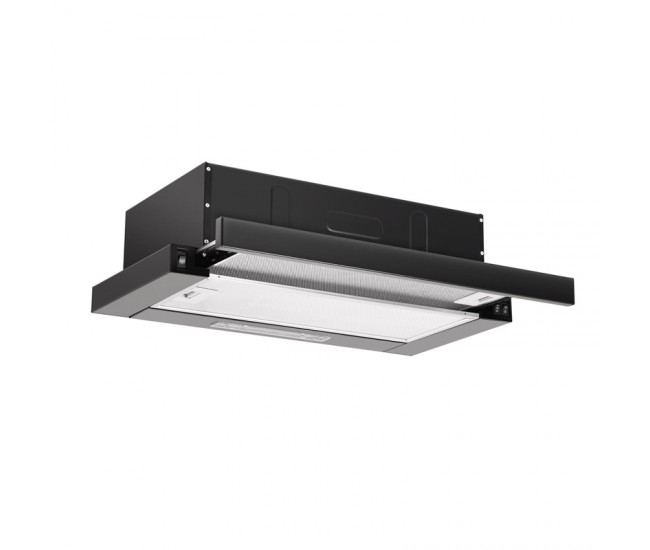 Hota incorporabila floria zln1895, 50x28.5x13 cm parte incastrabila, putere de absorbtie 450 mc/h, 140 w, 220-240 v. negru