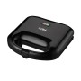  sandwich maker zilan zln-0829n, putere 750w, placa de tip grill, antiaderenta, indicator luminos, negru