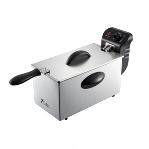 Friteuza zilan zln-1819 din otel inoxidabil, capacitate 3 litri, protectie la supraincalzire