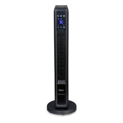 Aeroterma ceramica turn zilan zln2076 negru, 2200w, ecran cu atungere, timer 8h