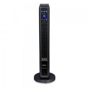 Aeroterma ceramica turn zilan zln2076 negru, 2200w, ecran cu atungere, timer 8h
