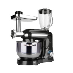 Mixer, blender si masina de tocat zilan zln1772 negru, 6+1 nivele de control al vitezei, 1400w