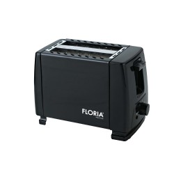 Prajitor de paine floria zln1826 negru, 700w, 7 nivele de control al temperaturii, buton de oprire