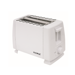 Prajitor de paine floria zln1833 alb, 700w, 7 nivele de control al temperaturii, buton de oprire