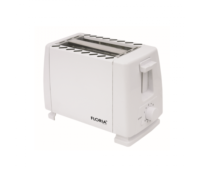 Prajitor de paine floria zln1833 alb, 700w, 7 nivele de control al temperaturii, buton de oprire