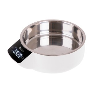 Cantar de bucatarie digital zilan zln2977 cu bol din inox 900ml - capacitate 5kg, display lcd, profesional
