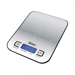 Cantar alimentar digital zilan zln2984 gri, capacitate 5000g, inchidere automata