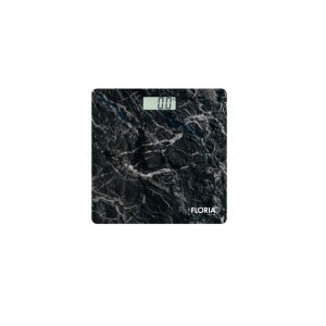  cantar electronic de persoane floria zln1970 negru, ecran lcd, capaitate maxima 150 kg