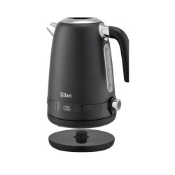 Fierbator electric din inox zilan zln1001 negru, digital, 2200 w, 7 niveluri intre 40 - 100 grade celsius si functie de mentinere a temperaturii de pana la doua ore