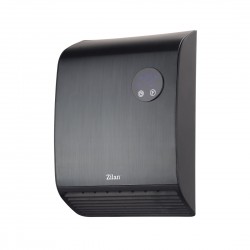 Aeroterma de perete zilan zln5633 negru, 2000w, desplay led, senzor de pierdere a caldurii