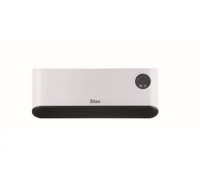 Aeroterma de perete zilan zln5626 alba, putere 2200w, ecran led, detector de ferestre deschise