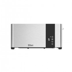 Prajitor de paine zilan zln6234 argintiun, ecran digital si tactil, putere 1400w, inox