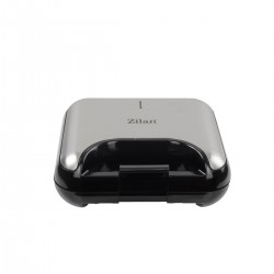 Sandwich-maker 3 in 1 zilan zln4704 gri, putere 800w, sistem de inchidere