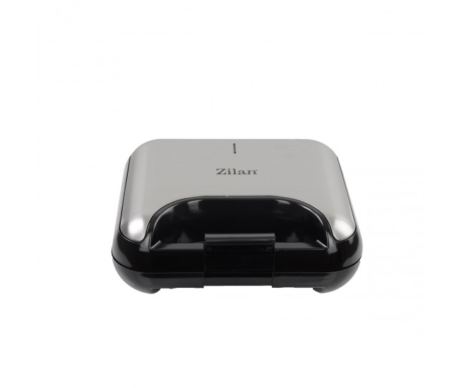 Sandwich-maker 3 in 1 zilan zln4704 gri, putere 800w, sistem de inchidere