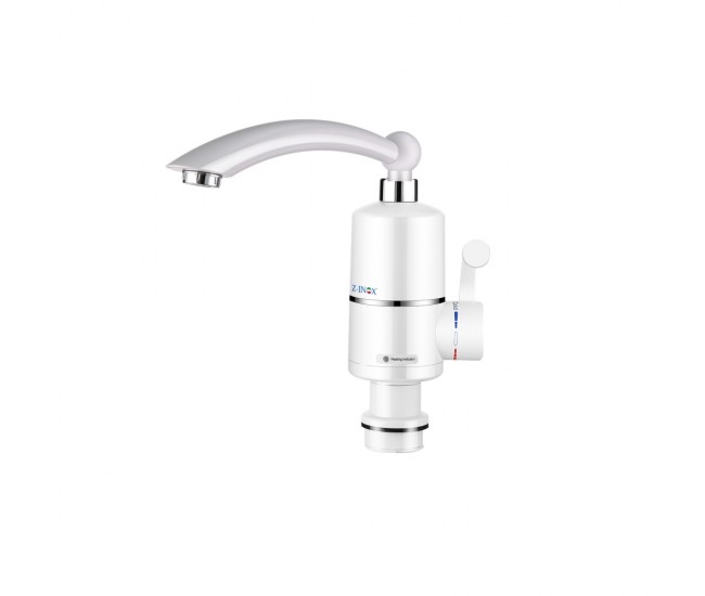Robinet electric z-inox zln5473 alb, incalzire instanta, putere 3000w, inox RZLN5473