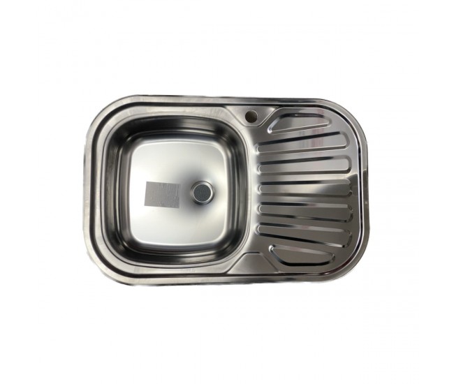 Chiuvetă inox zilan zln2999 cuvă stânga 74x49cm - blat bucătărie premium