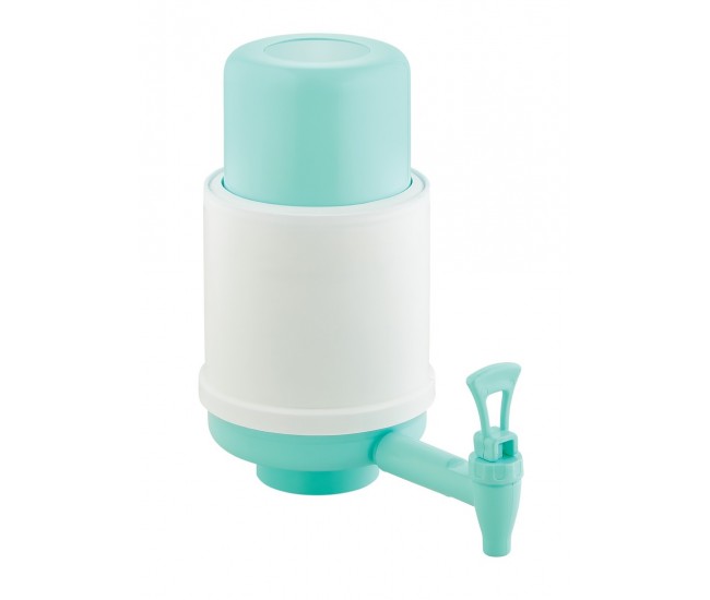 Pompă manuală cu robinet lisa zln-2744 pentru bidon 19l - sistem anti-picurare