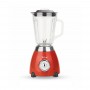 Blender retro zilan zln7057 rosu, capacitate 1.5 l, putere 500w, lame din otel