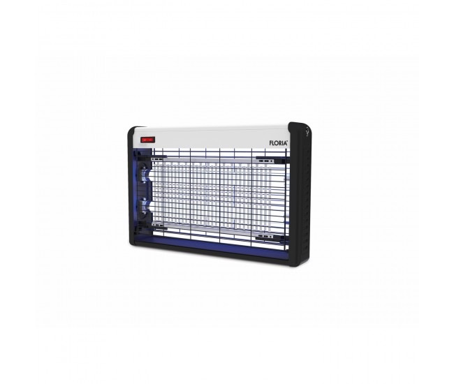 Aparat electric anti-insecte zilan zln7064 - 20w, 2 lampi uv, design negru profesional