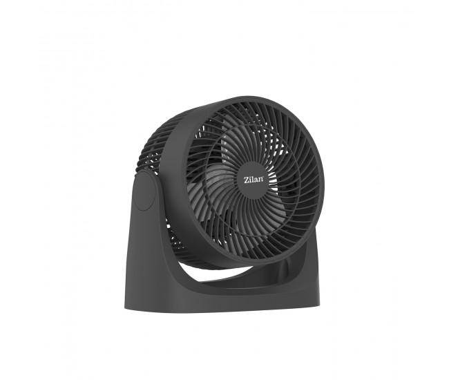 Ventilator de masa zilan zln7095 negru, 35w, silentios, 3 trepte de viteza