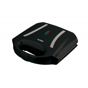 Sandwich maker floria zln7941, negru 800w - grill electric cu protectie la supraincalzire si design compact
