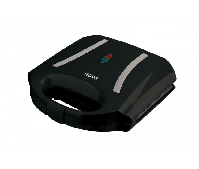 Sandwich maker floria zln7941 negru, 800w, invelis exterior rezistent la caldura