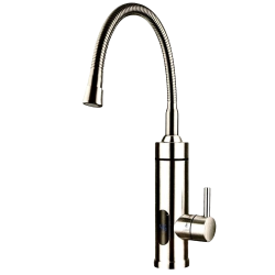 Robinet electric z-inox zln7873, cu ecran digital - incalzire instantanee 3000w, display temperatura