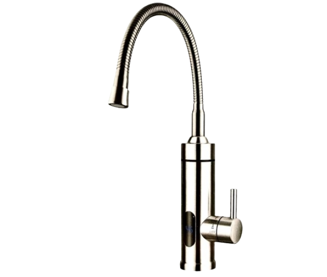Robinet electric z-inox zln7873, cu ecran digital - incalzire instantanee 3000w, display temperatura