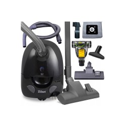 Pachet aspirator zilan zln8471 cu cap turbo zln0386 , negru, sac cu capacitate de 2 l, putere 1200w, cablu de 5 m