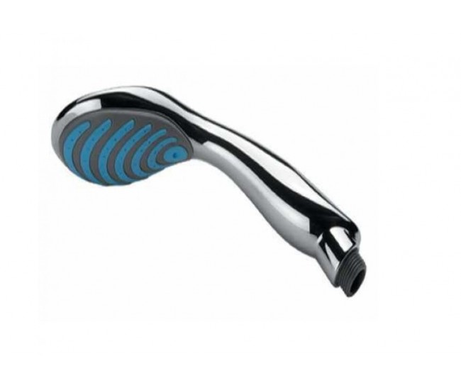 Pară de duș z-inox zln7857 argintie cu detalii albastre - design premium