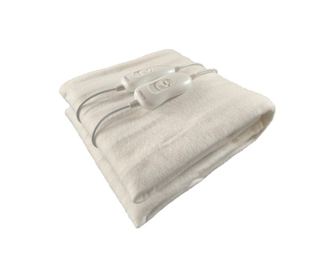 Patura electrica dubla floria zln8481, 3 trepte de putere, dimensiune 160x140 cm