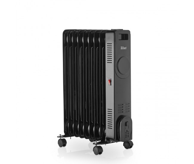 Calorifer electric cu ulei zilan zln8416 - 9 elementi, 2000w, termostat reglabil, telecomanda