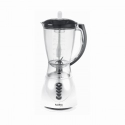 Blender floria zln3081 alb, putere 300w, capacitate 1.5l, 3 viteze, functie pulss, vas de plastic