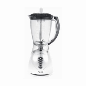Blender floria zln3081 alb, putere 300w, capacitate 1.5l, 3 viteze, functie pulss, vas de plastic