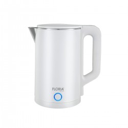 Fierbator electric floria zln4920 alb, putere 1500w, capacitate 2 litri, protectie la supraincalzire